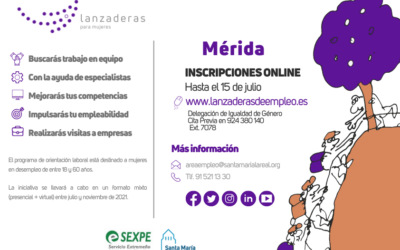 Ampliado el plazo de inscripción para la Lanzadera de Empleo de Mérida hasta el 15 de julio