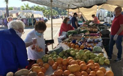 El mercadillo se traslada al aparcamiento del recinto ferial hasta el próximo 14 de septiembre