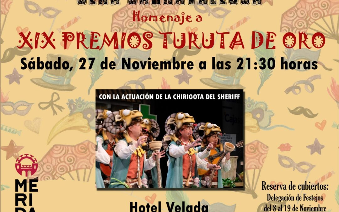Festejos destaca la buena acogida en los primeros días de reserva de entradas para asistir a la cena homenaje a las Turutas de Oro