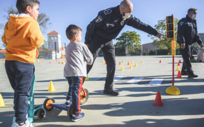 Actividades de seguridad vial en el CEIP Maximiliano Macías