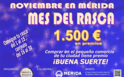 La Asociación de Comerciantes pone en marcha la campaña ‘Rasca y Gana’ que repartirá 1.500 euros en premios directos