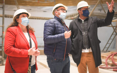 El nuevo María Luisa encara la recta final de sus obras que han sido visitadas por el alcalde, Rodríguez Osuna, y la Portavoz, Carmen Yañez