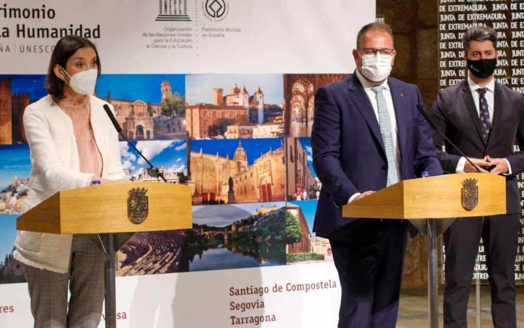 El alcalde de Mérida termina la presidencia del Grupo de Ciudades Patrimonio satisfecho y destacando el éxito de los planes emprendidos en su mandato para la recuperación turística de las 15 ciudades