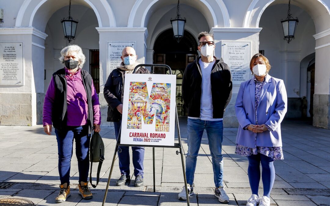 El cartel “M de Mérida” anunciará el Carnaval Romano 2022