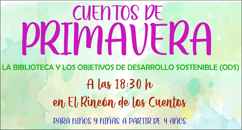 Los Cuentos de Primavera comienzan hoy en la Biblioteca Municipal