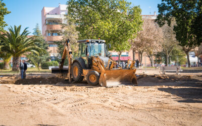 Comienzan los trabajos de renovación de los parques infantiles de Diocles y de San Luis