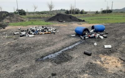 Denunciado por la Policía Local por verter filtros de gasoil en El Prado