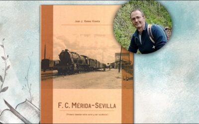Presentación del libro Ferrocarril Mérida- Sevilla en la Biblioteca Municipal