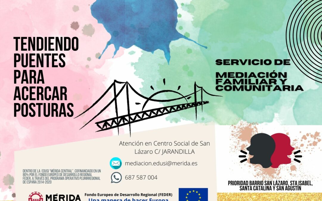 El Ayuntamiento abre un Servicio de Mediación Familiar y Comunitaria con atención personalizada y orientado a la formación