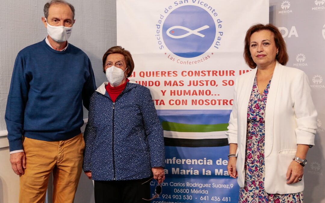 El Ayuntamiento pone el nombre de una calle a las Conferencias de San Vicente en homenaje a su centenario y a su labor social en la ciudad