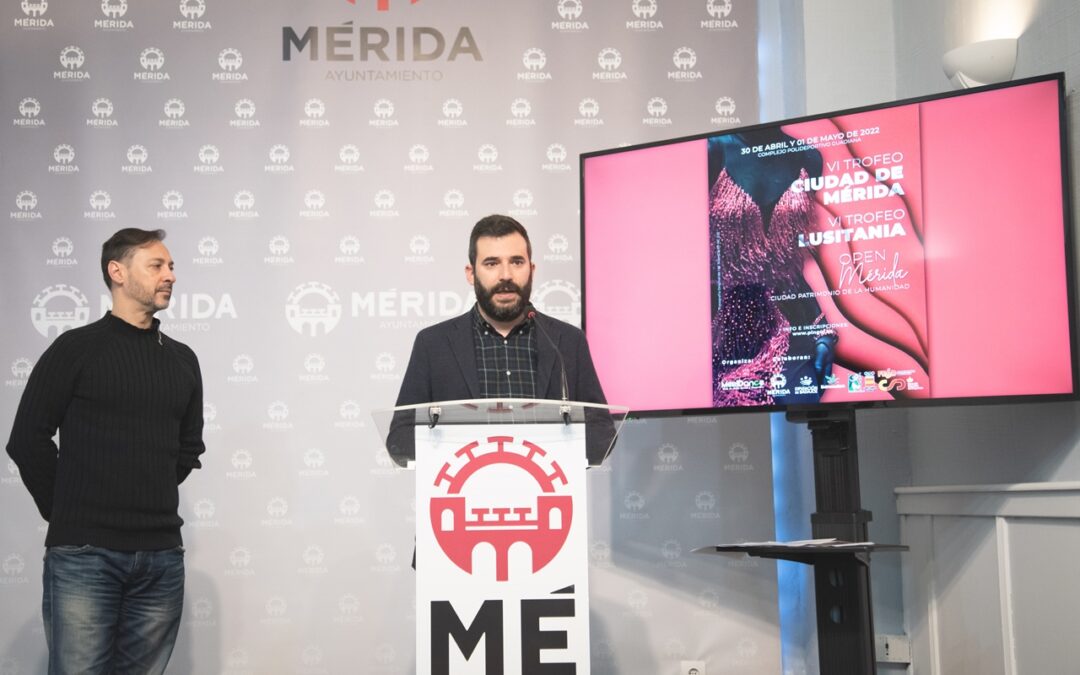 El Polideportivo Guadiana acoge este fin de semana el Open de Mérida Ciudad Patrimonio de Bailes de Salón