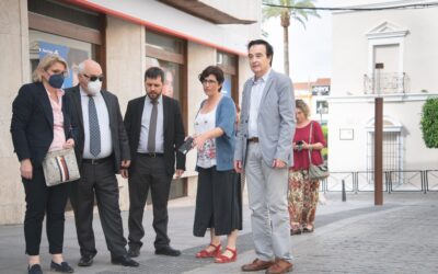 El presidente del Foro Europeo de la Discapacidad ha visitado las actuaciones que el Ayuntamiento de Mérida ha implantado en materia de accesibilidad
