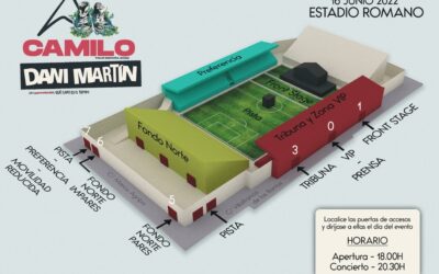 La delegación de Seguridad Ciudadana establece una serie de recomendaciones para el concierto de Camilo y Dani Martín
