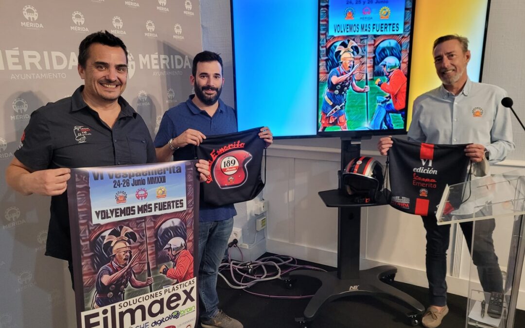 Mérida acoge este fin de semana la VI Edición de Vespaemerita