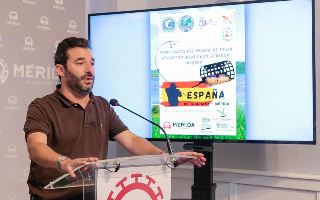 Mérida acoge este fin de semana el I Campeonato del mundo de Pesca Deportiva en agua dulce Cebador Máster