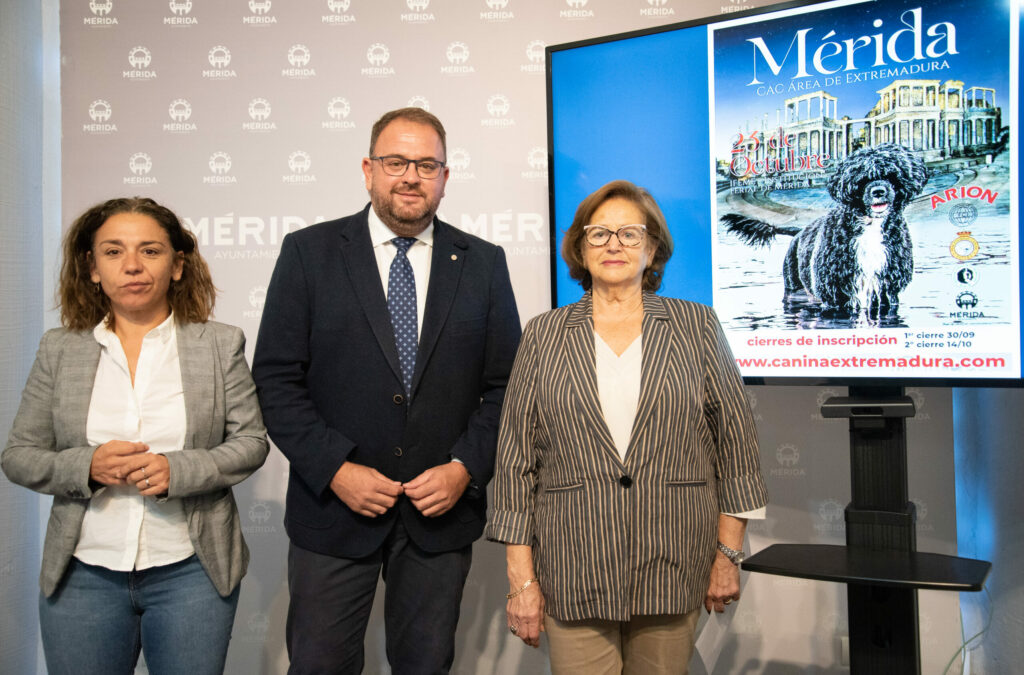 Mérida acoge el 22 y 23 de octubre la 43 Exposición Canina Área de Extremadura