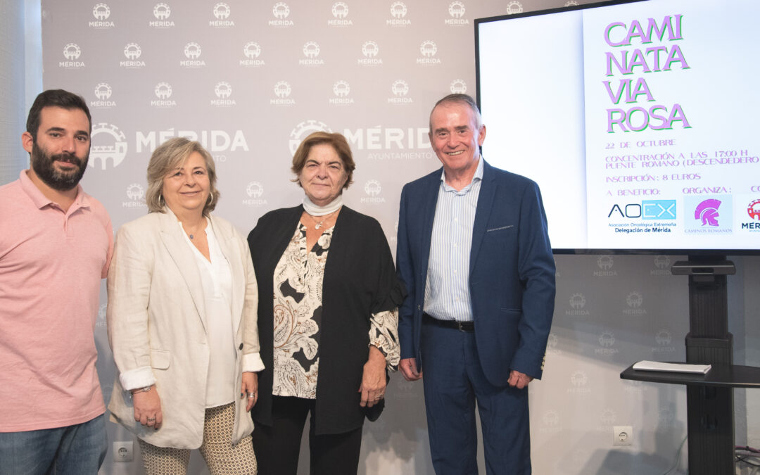 Mérida celebrará el próximo 22 de octubre la “Caminata Vía Rosa” para visibilizar el Cáncer de Mama