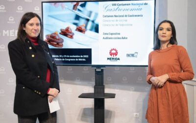 Mérida será la sede del VIII Certamen Nacional de Gastronomía al que asistirán cocineros y reposteros de toda España