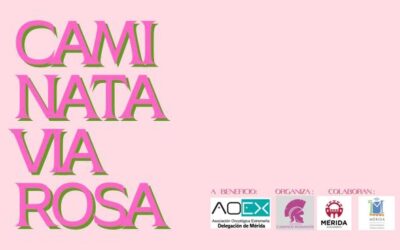 La Caminata Vía Rosa, a beneficio de AOEX, se celebra el domingo con unos 1.100 participantes