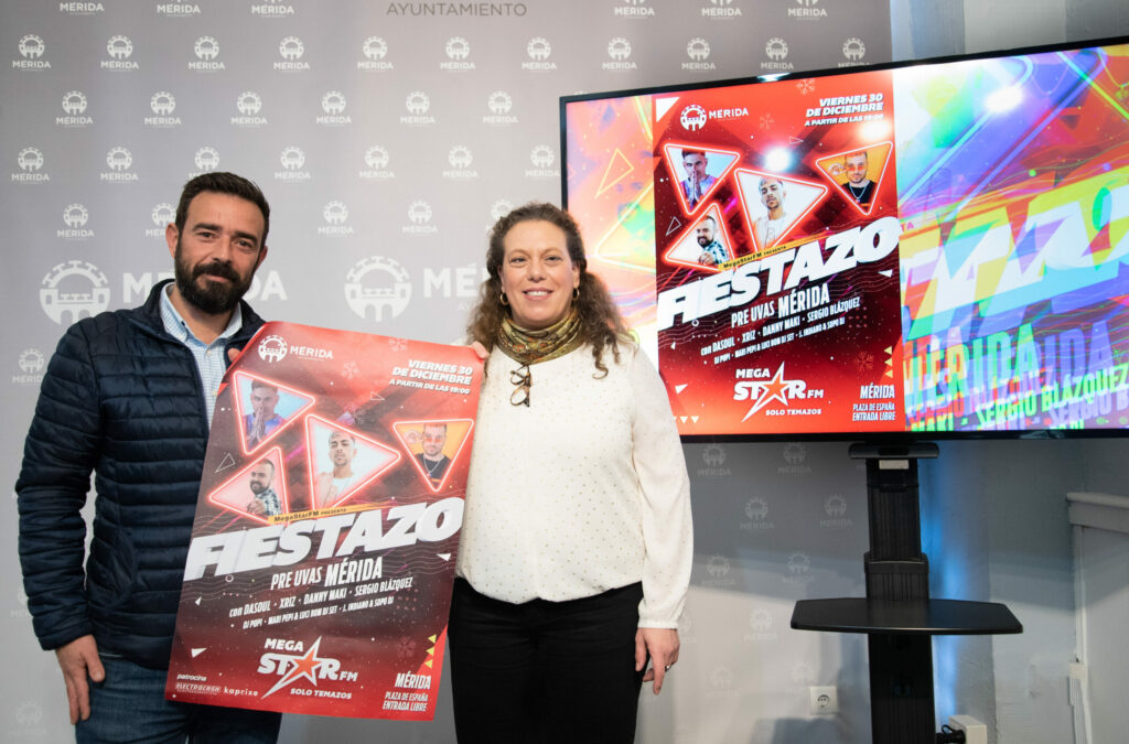 La Plaza de España acogerá, el 30 de diciembre, la fiesta Preuvas con el “Fiestazo Megastar”que contará con la actuación de artistas como Dasoul, Criz y Danny Maki, Sergio Blázquez, así como con DJ’s locales