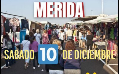 Este sábado, 10 de diciembre, se celebra el Mercadillo extraordinario en el Recinto Ferial