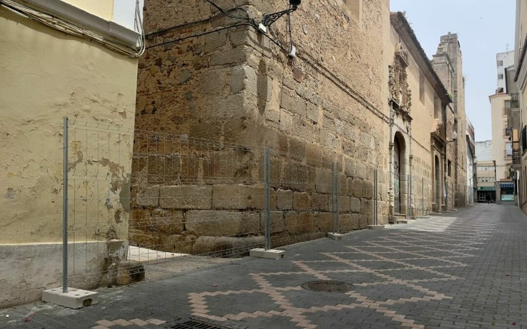 Se amplía la zona de protección del vallado que circunda las zona del Convento de las Concepcionistas