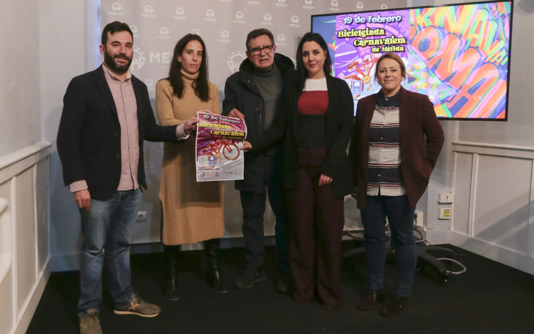 La II Bicicletada Carnavalera tendrá carácter solidario para visibilizar a la Asociación Parkinson Extremadura