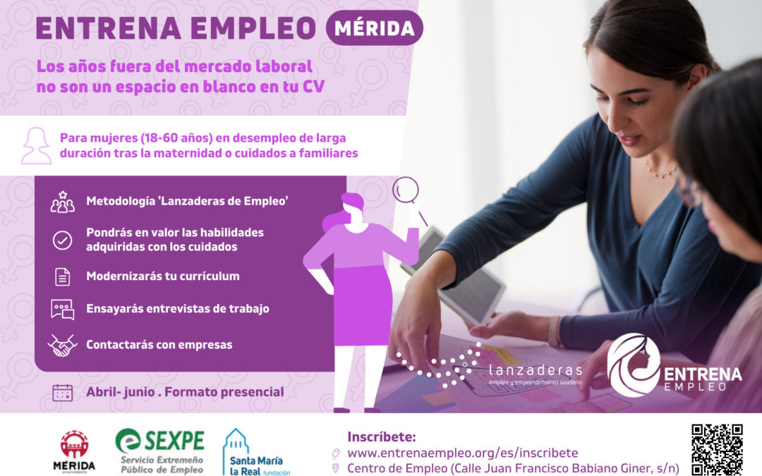 Últimos días para apuntarse a “Entrena Empleo” en Mérida