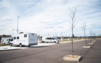 Mérida cuenta desde hoy con un nuevo área de caravanas y autocaravanas con capacidad para 28 vehículos