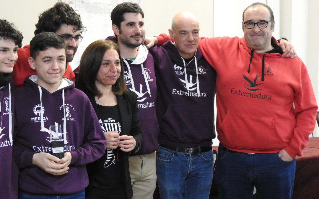El Club MAGIC Extremadura consigue el campeonato de Extremadura por equipos 2023 con nueve victorias en nueve encuentros