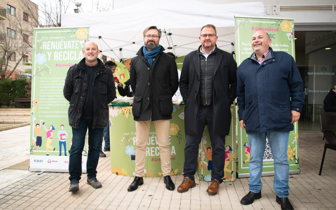 Fundación Ecolec reconoce a Mérida por segundo año consecutivo como Ciudad #GreenWeek por su enorme grado de implicación en la campaña