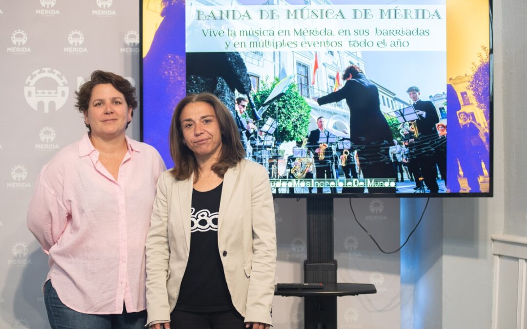 La Banda de Música de Mérida ofrecerá este año un total de dieciocho actuaciones en la ciudad