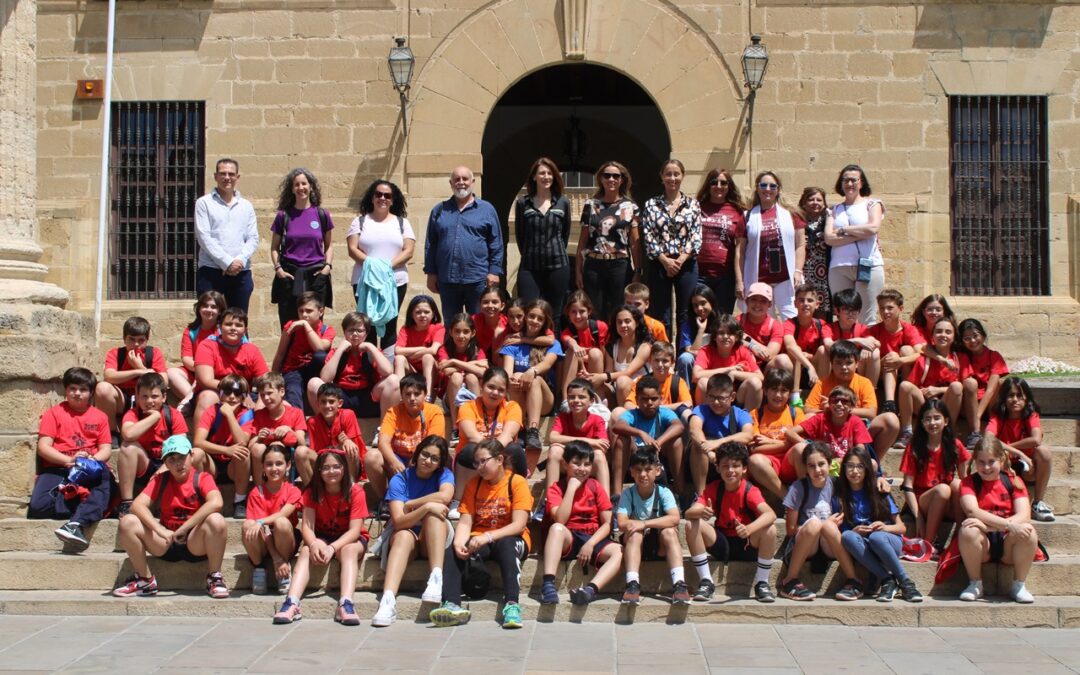 El alumnado del Ceip Dion Casio de Mérida llega a la ciudad de Úbeda para vivir una experiencia de intercambio dentro del programa Aula del Patrimonio