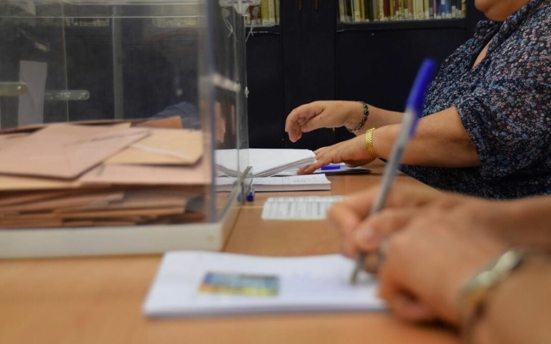 El próximo lunes se celebrará el sorteo para elegir a los miembros de las mesas electorales para las elecciones del 23 de julio