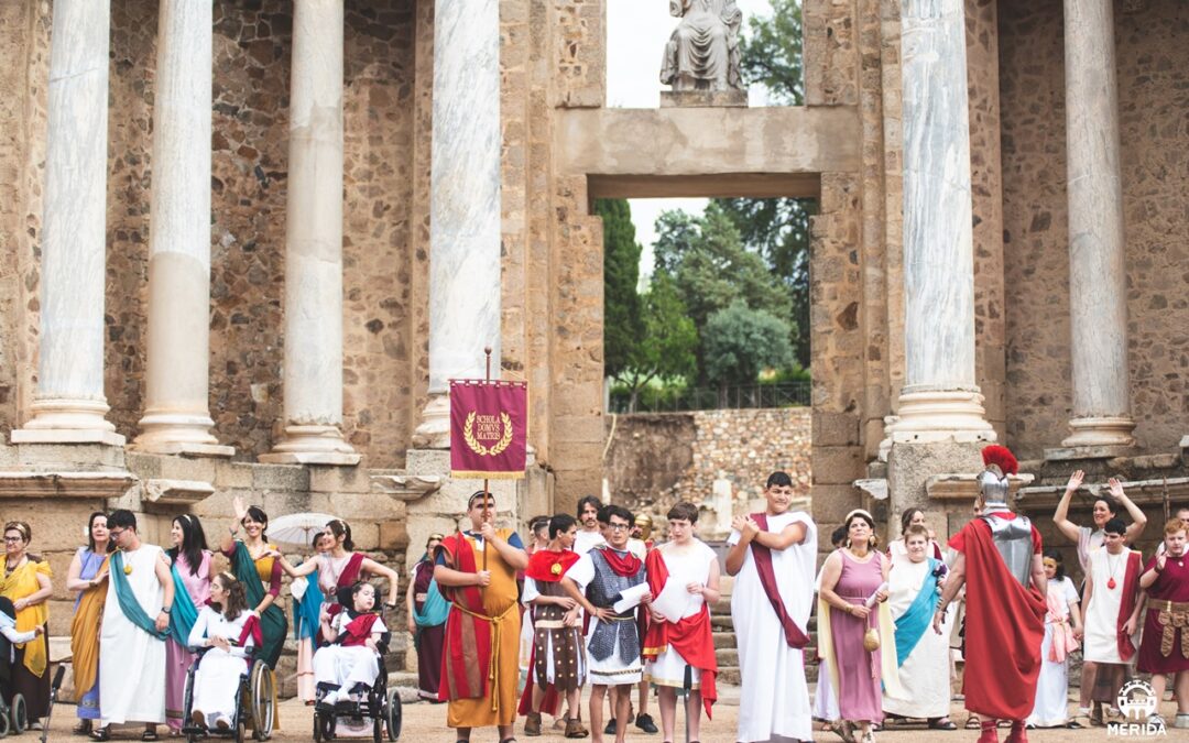 Más de 1.500 escolares de Primaria y Secundaria participan en la Nominatio y Lavreatio de Emerita Lvdica