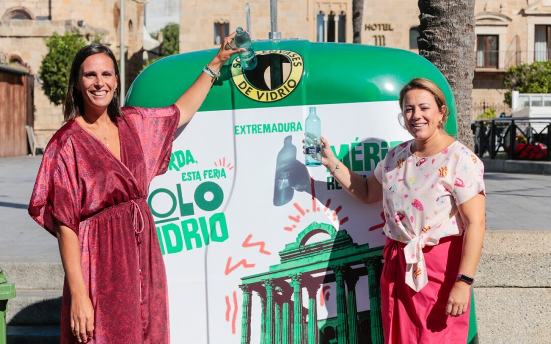 Mérida se suma a la campaña “Mérida recicla vidrio” que ha puesto en marcha Ecovidrio con motivo de la Feria