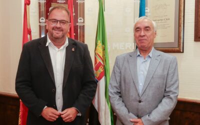 Mérida y Évora refuerzan su relación institucional ante el nombramiento de la ciudad portuguesa como Capital Europea de la Cultura en 2027