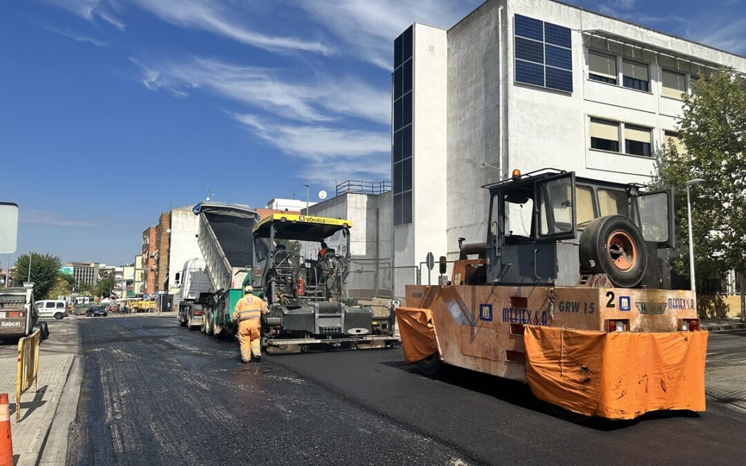 Trabajos de asfaltado mañana jueves en la Avenida Lusitania