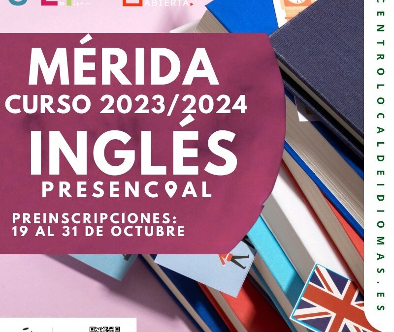 Comienzan las clases de Inglés en el Centro Local de Idiomas de Mérida desde infantil hasta B2