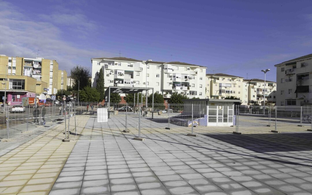 Avanzan a buen ritmo los trabajos de transformación de la Plaza de Gabriel y Galán en Nueva Ciudad