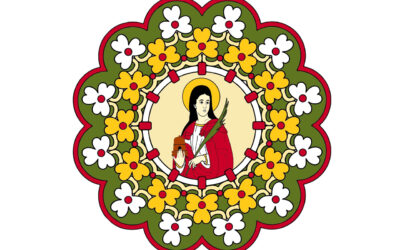 Una alfombra de flores de 9 metros de diámetro y 70 metros cuadrados, realizada por la Asociación de Alfombristas do Corpus Christi de Ponteareas, dará la bienvenida a Santa Eulalia en su Hornito el 10 de diciembre