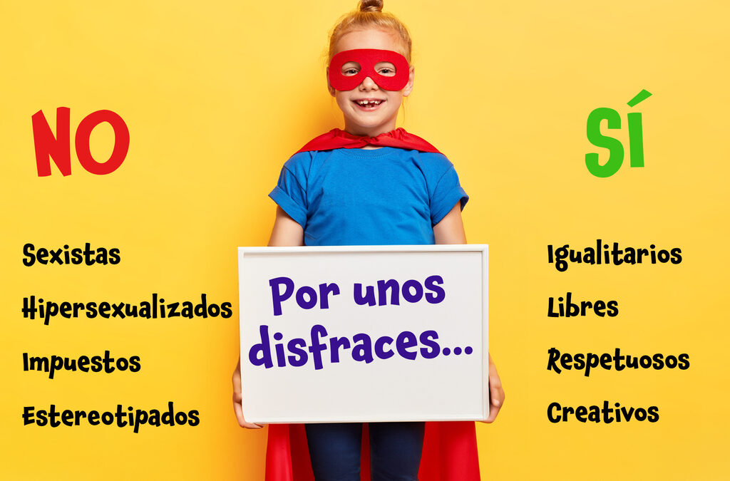 La delegación de Igualdad de Oportunidades entre mujeres y hombres lanza un año más la campaña de recomendaciones sobre la elección de disfraces en Carnaval bajo el lema “Disfrázate en Igualdad”