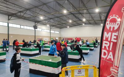 El próximo fin de semana se celebra el Open de Futbolchapas “Ciudad de Mérida”, VII memorial “Isidoro Plaza”, en el polideportivo de Nueva Ciudad