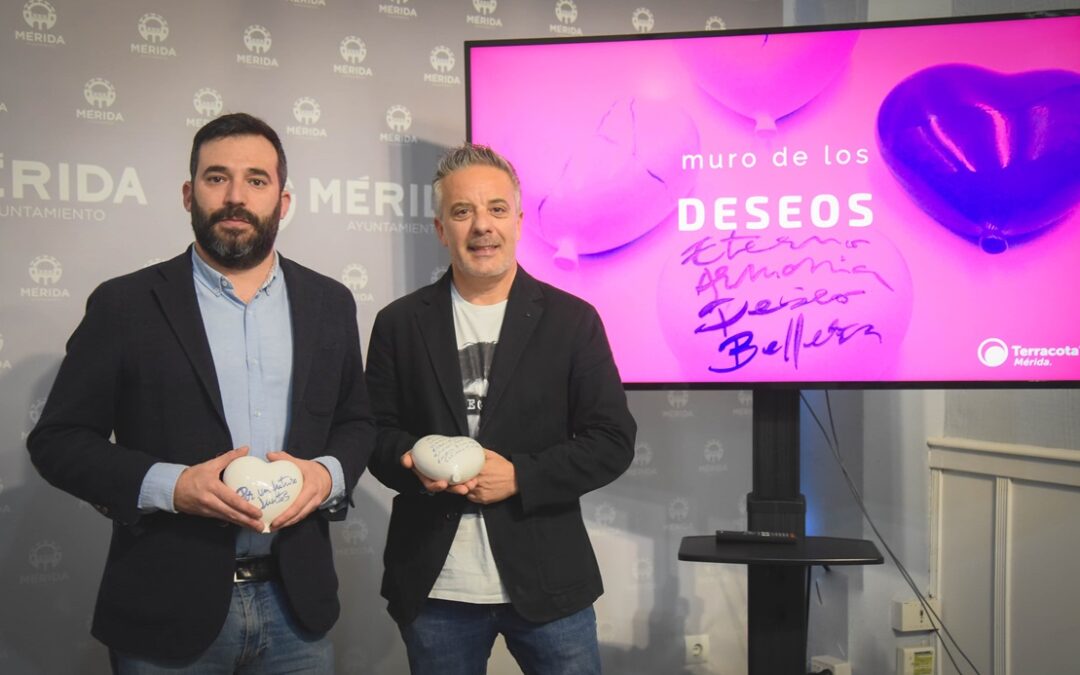 500 corazones de cerámica compondrán el Muro de los Deseos en el Museo Abierto
