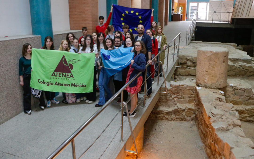 “El Principito” y los monumentos de Mérida hermanan al colegio Atenea y al colegio Saint-Jean de Le Madeleine en el programa europeo Erasmus+