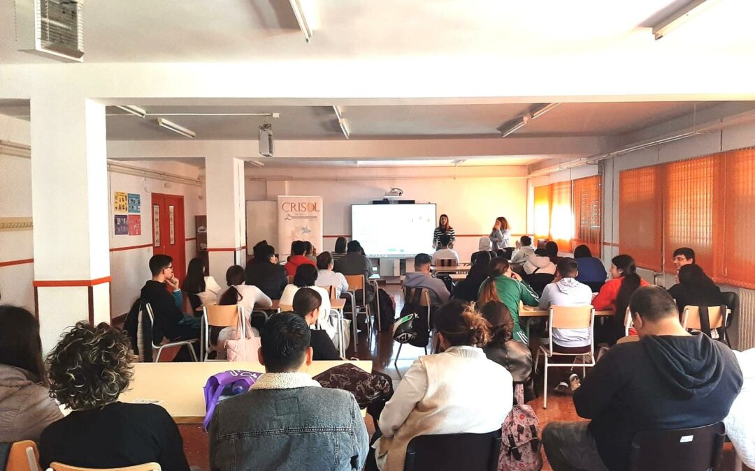 Nuevas acciones informativas del programa CRISOL con alumnos y alumnas del CEPA Legion V