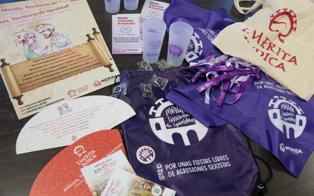 El Ayuntamiento instalará un punto violeta en Emerita Lvdica dentro de su campaña “por unas fiestas libres de agresiones sexistas”