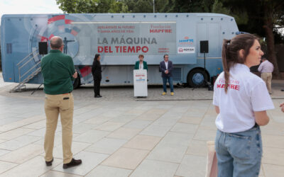 Fundación mapfre presenta en Mérida ‘La maquina del tiempo’, una iniciativa para ganar años de vida a través de la adopción de hábitos saludables