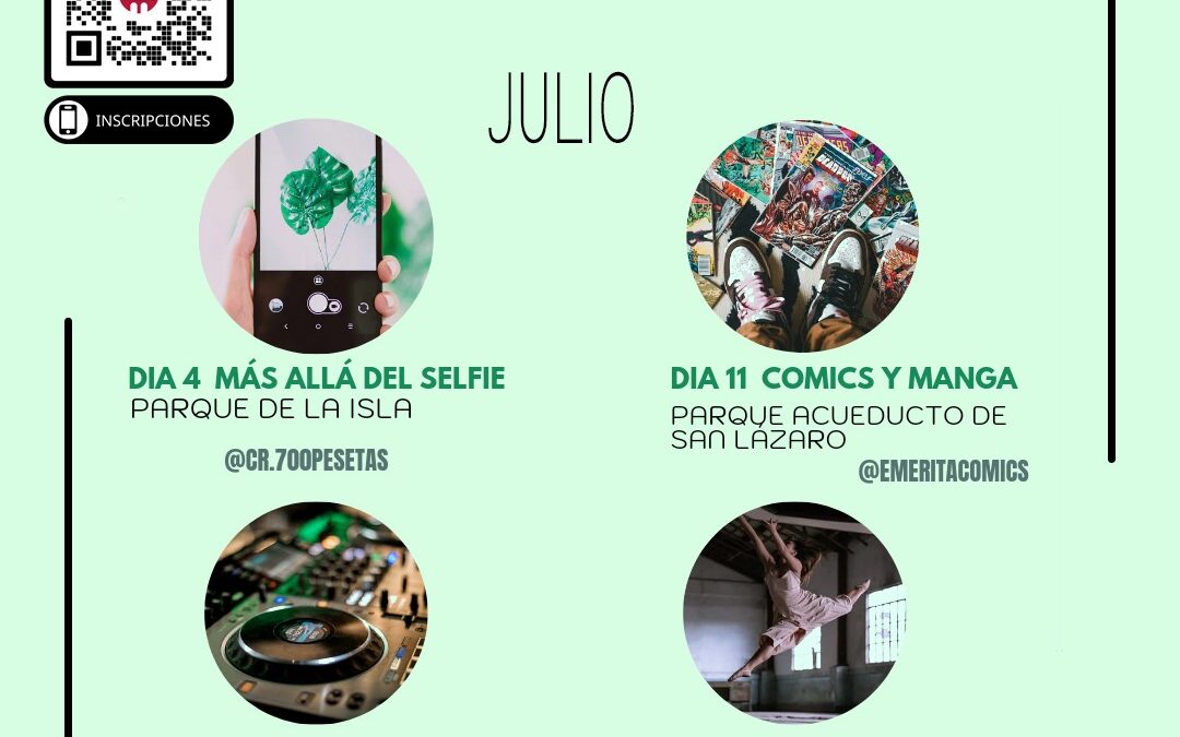 Los jóvenes entre 13 y 17 años tienen a su disposición la actividad estival “Plan de Parke” todos los jueves de julio y agosto