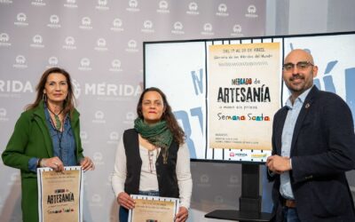 El Parque de las Méridas del Mundo acogerá el Mercado de artesanía de Semana Santa, desde el Jueves Santo al Domingo de Resurrección, de la Asociación “A mano sin prisas”